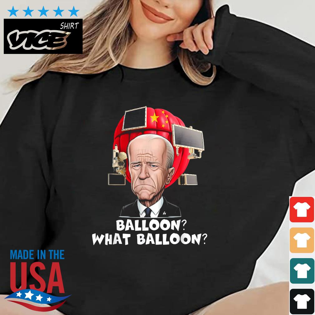Chinese Spy Balloon Joe Biden China Flag Shirt