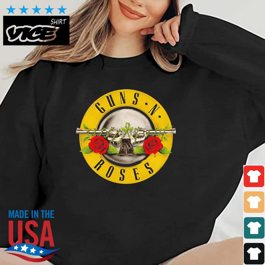 Hot Camiseta Guns and Roses Bullet Logo Shirt