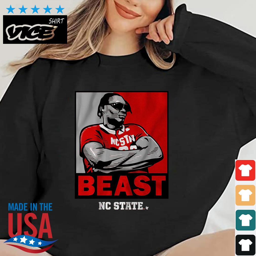 NC State Basketball Dj Burns Beast Shades Shirt