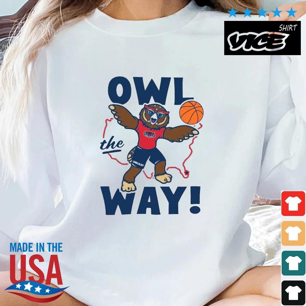 FAU Owl The Way Florida Atlantic Owl Shirt
