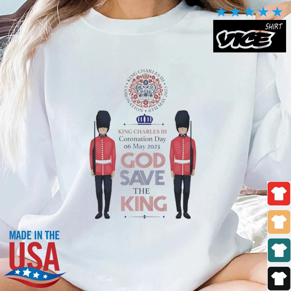 King Charles III Coronation Day 2023 God Save The King Shirt
