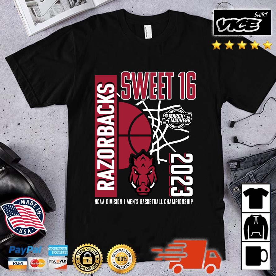 Best Arkansas Razorbacks 2023 Ncaa Men’s Basketball Tournament March Madness Sweet 16 shirt