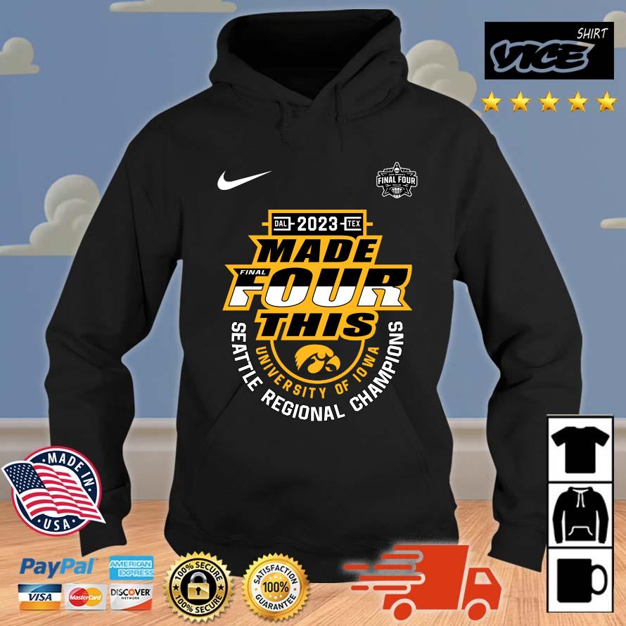 Best Iowa Hawkeyes 2023 Ncaa Women's Basketball Tournament March Madness Final Four Regional Champions Long Sleeves T Shirt Hoodie