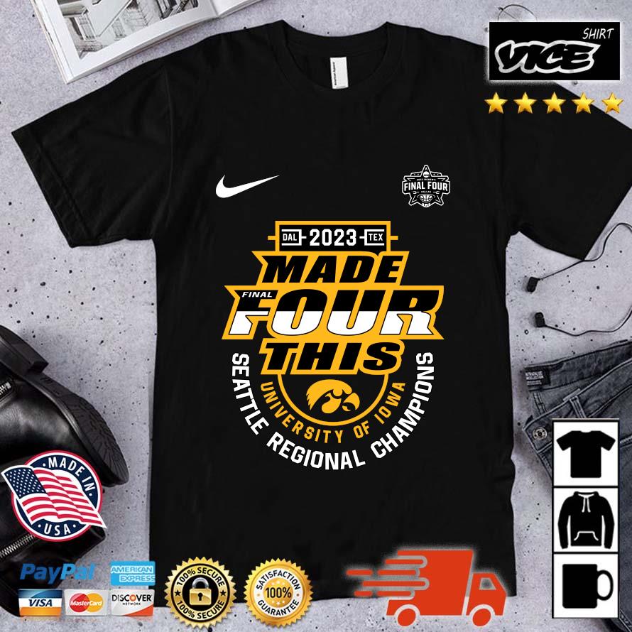 Best Iowa Hawkeyes 2023 Ncaa Women's Basketball Tournament March Madness Final Four Regional Champions Long Sleeves T Shirt