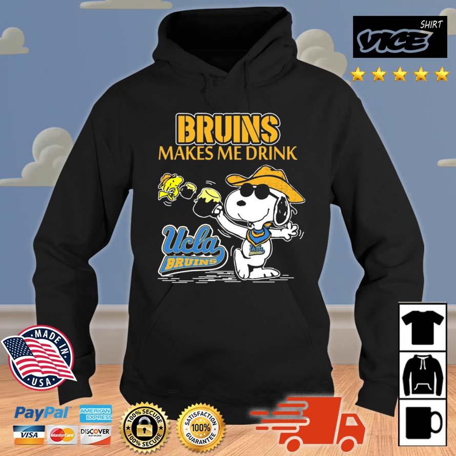 Snoopy And Woodstock UCLA Bruins Makes Me Drink Shirt Hoodie