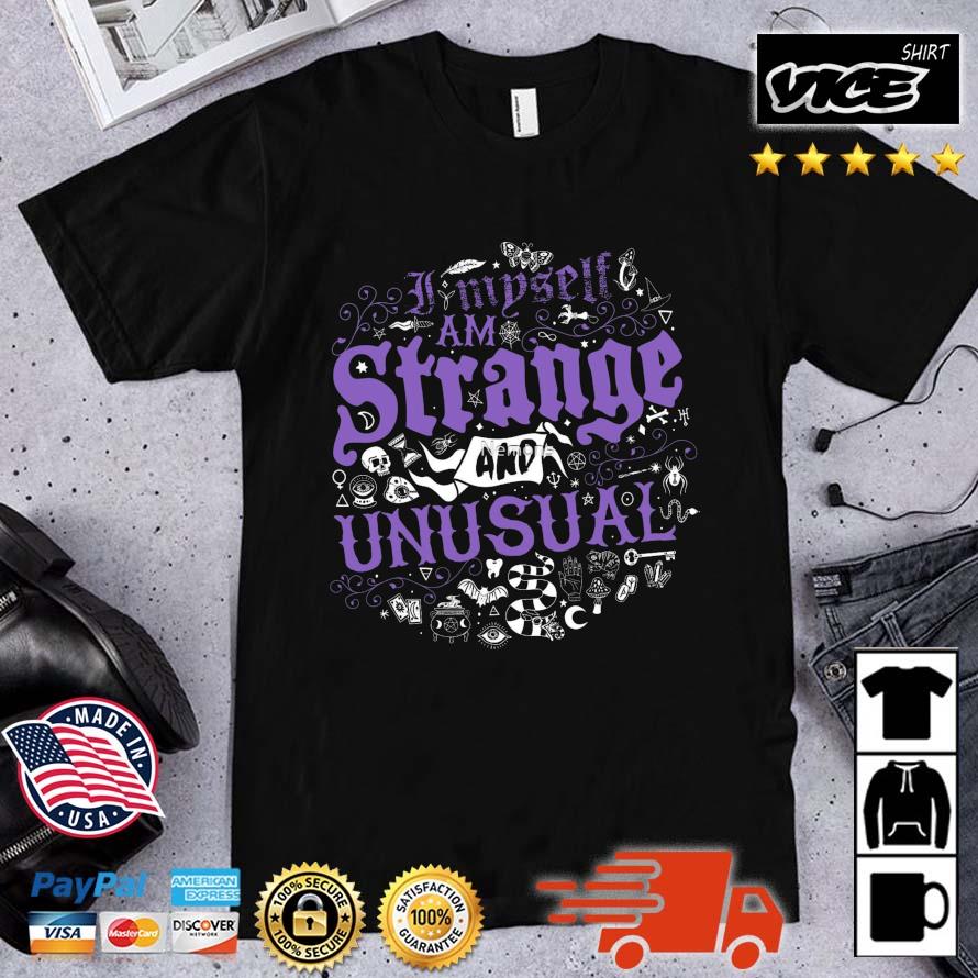 Strange and Unusual Vintage Distressed Occult QuoteShirt