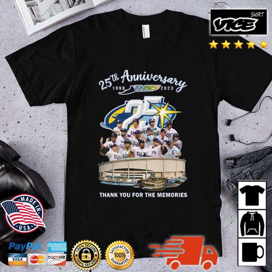25th Anniversary 1998 – 2023 Rays Thank You For The Memories Men's Shirt
