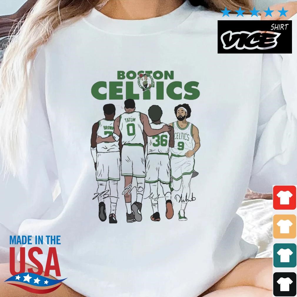 Boston Celtics Brown Tatum Marcus Smart And Derrick White Signatures shirt
