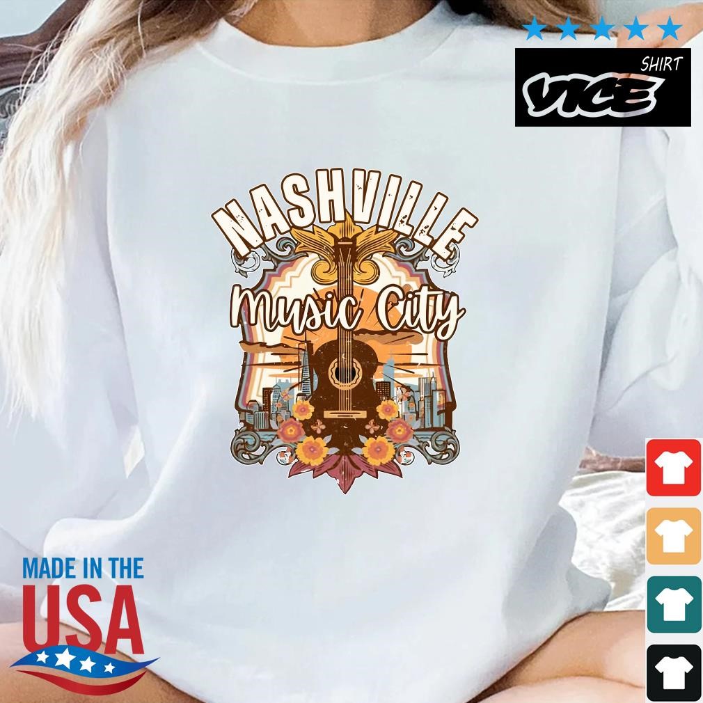 Hot Nashville Tennessee Vintage Howdy Music City 2023 Shirt