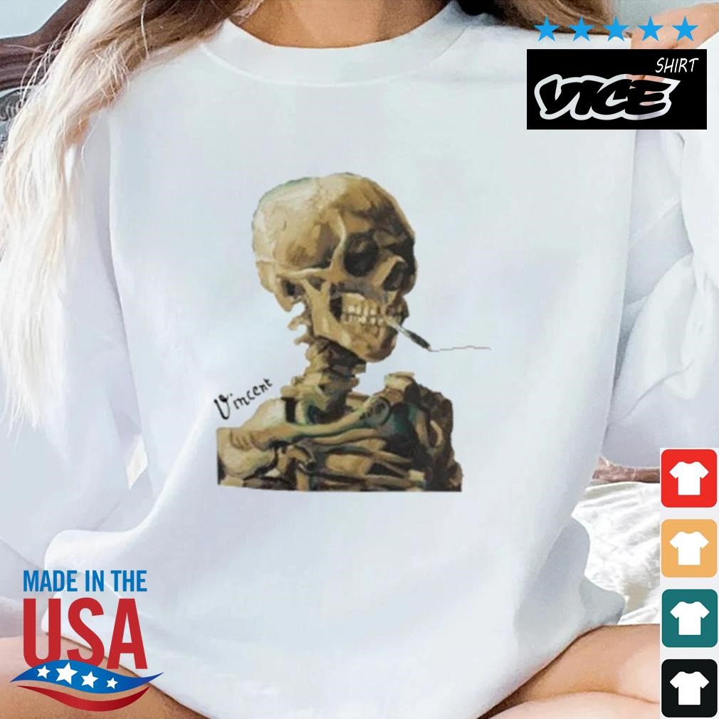 The Hundreds X Van Gogh Skeleton Shirt