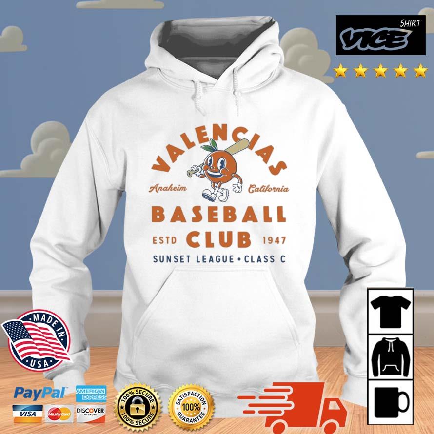 Anaheim Valencias California Vintage Defunct Baseball Teams Shirt Hoodie