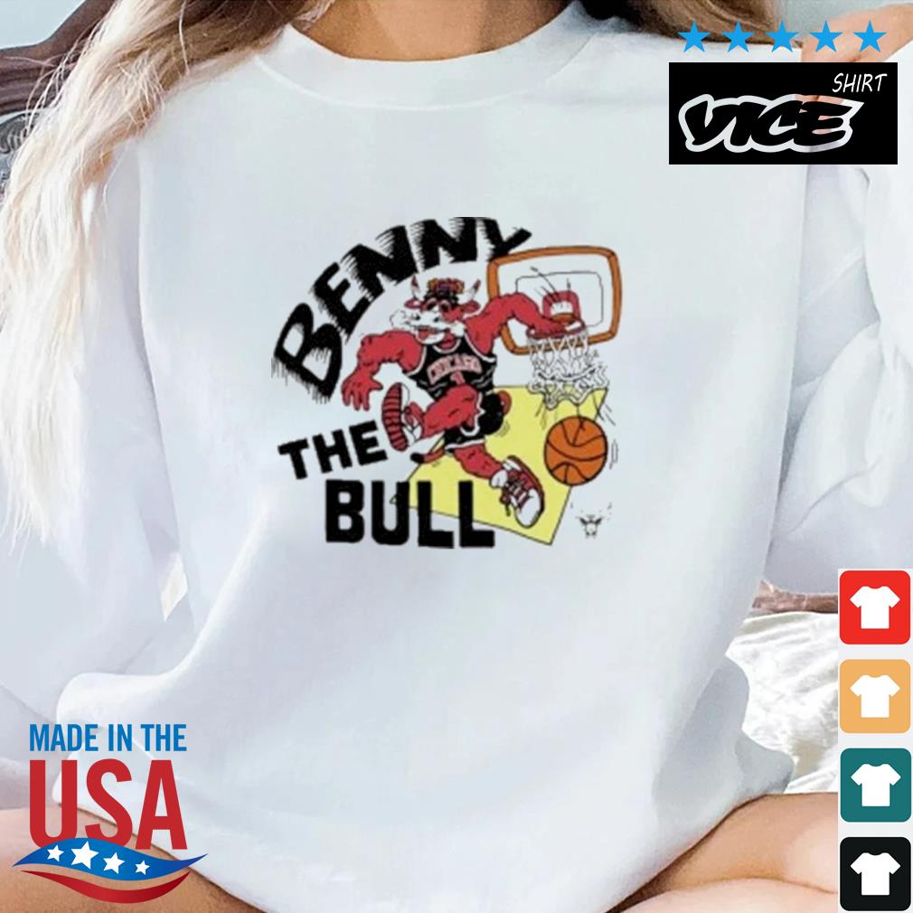 Chicago Bulls Benny Team Mascot Tri-blend Shirt