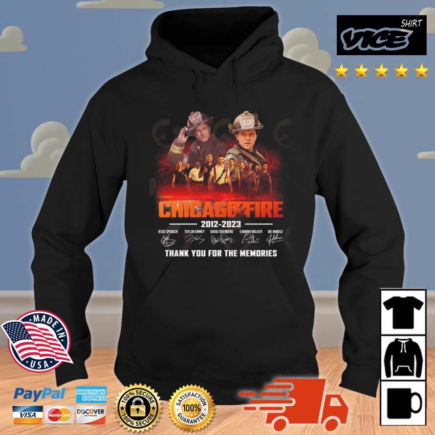 Chicago Fire 2012 – 2023 Thank You For The Memories Signatures Shirt Hoodie
