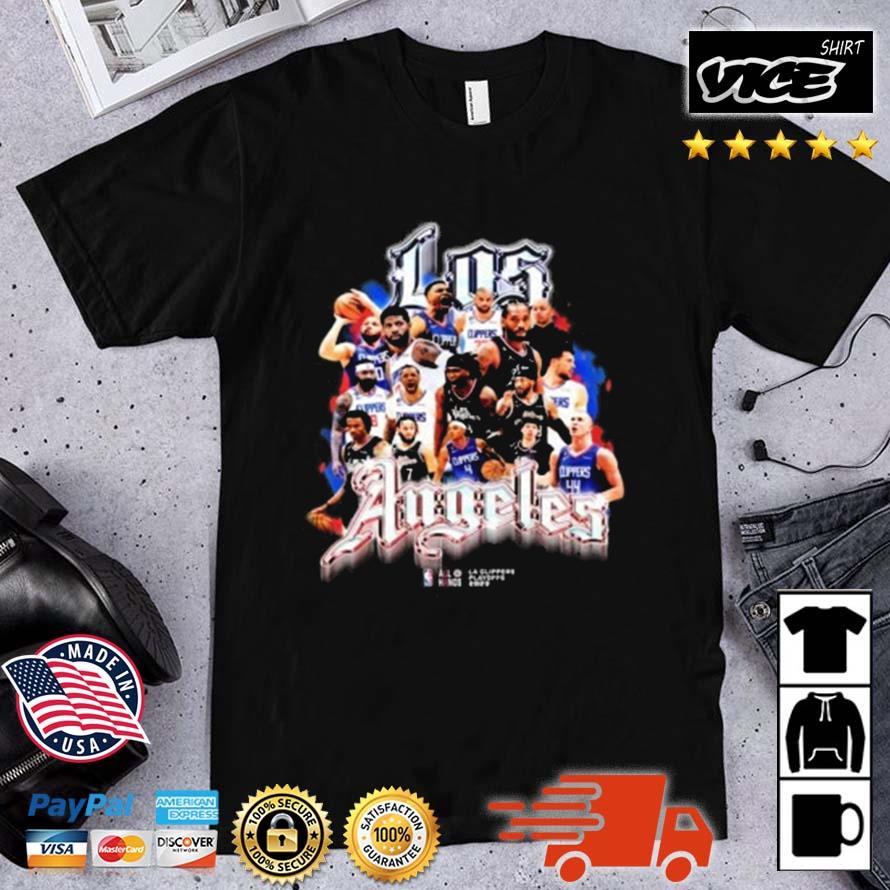 Clippers Fan Shop La Clippers NBA Playoff Roster Shirt