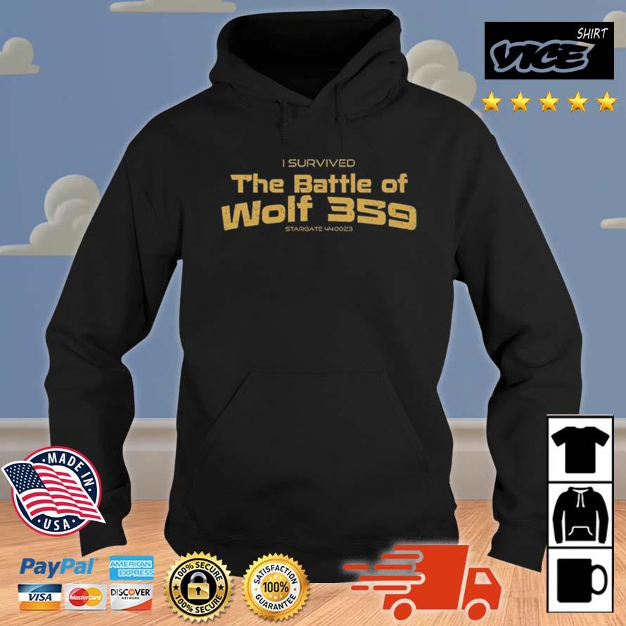 I Survived The Battle Of Wolf 359 Stargate 440023 Shirt Hoodie