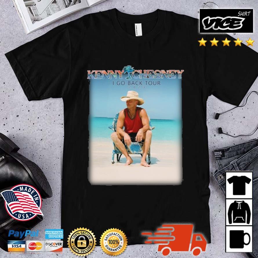 Kenny Chesney 2023 Seafoam I Go Back Tour Shirt