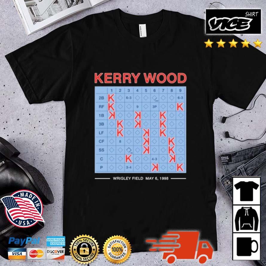 Kerry Wood 20 Strikeout Scorecard Shirt