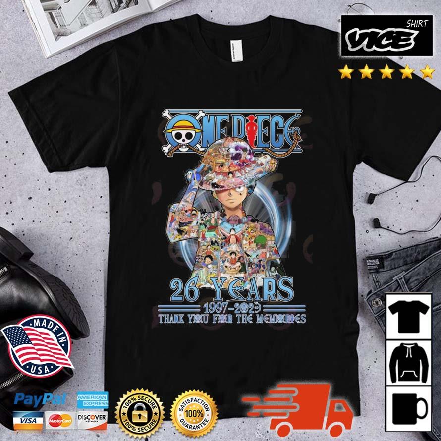 One Piece 26 Years 1997 – 2023 Thank You For The Memories Shirt