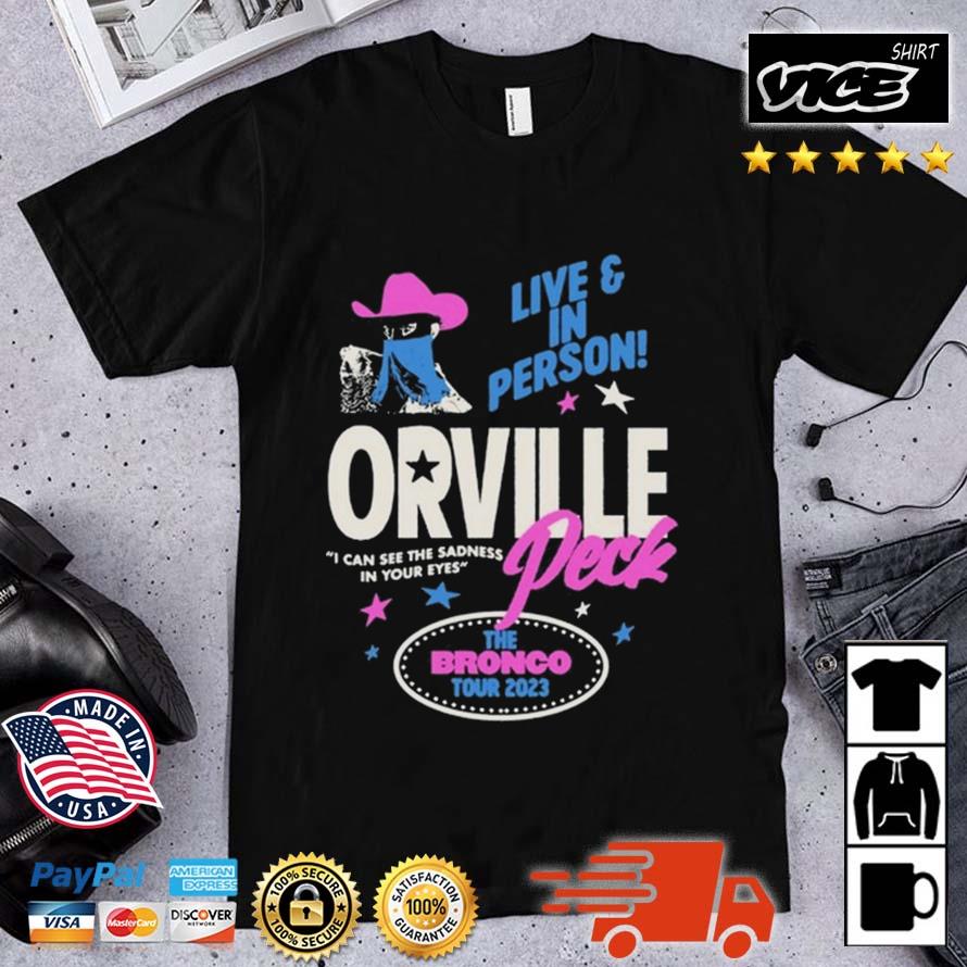 Orville Peck Live In Person The Bronco Tour 2023 Shirt