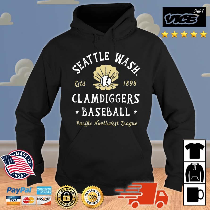 Seattle Clamdiggers Washington Vintage Defunct Baseball Teams Shirt Hoodie