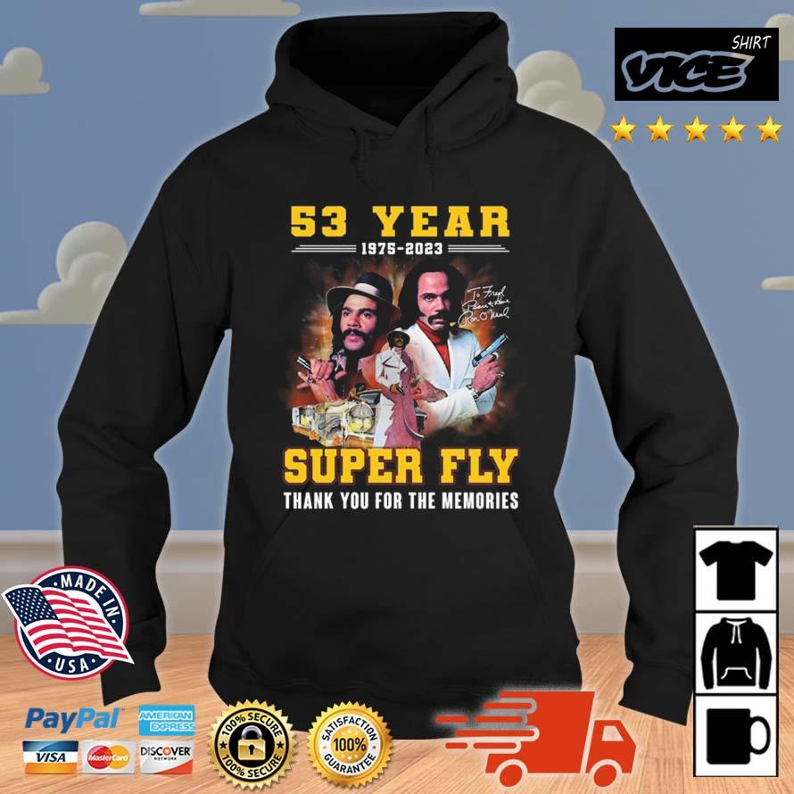 53 Years 1975 – 2023 Super Fly Thank You For The Memories Signature Shirt Hoodie