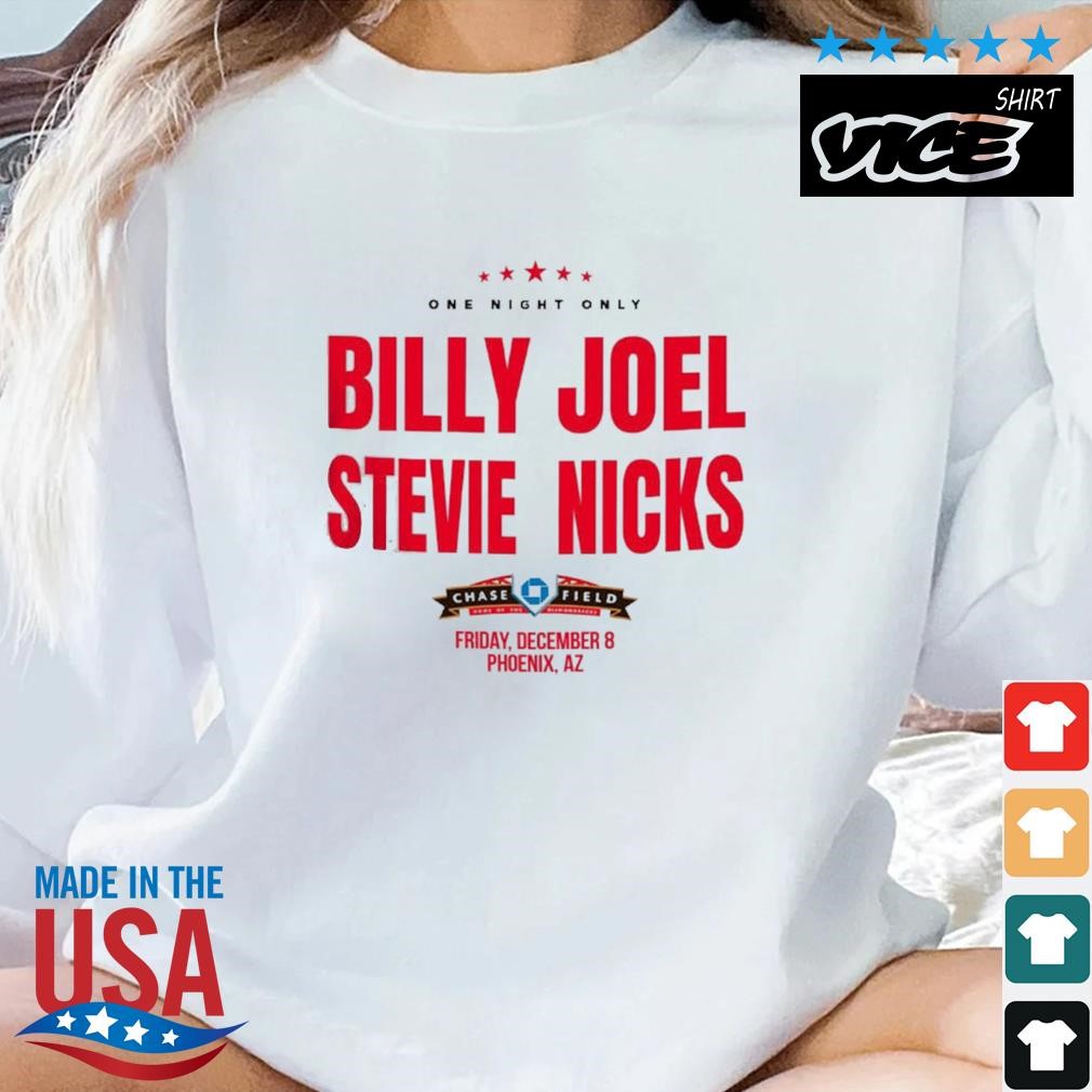 Billy Joel And Stevie Nicks Phoenix Tour 2023 Shirt