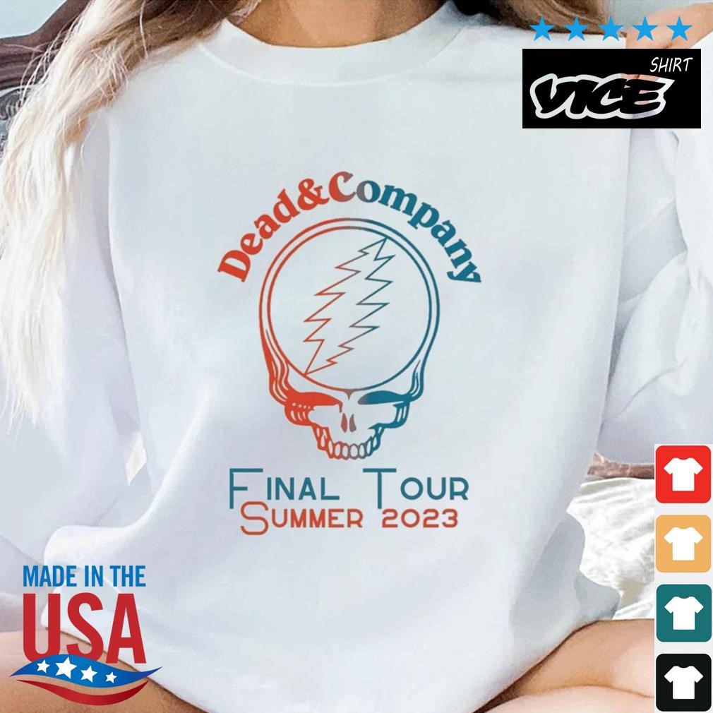 Featuring Dead & Company Steal Your Face Summer Tour 2023 Final Tour Shirt