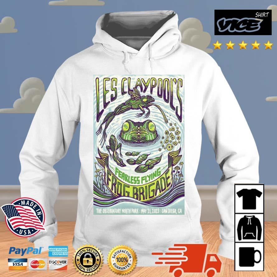 Les Claypool’s Fearless Flying Frog May 21 2023 San Diego CA Shirt Hoodie.jpg