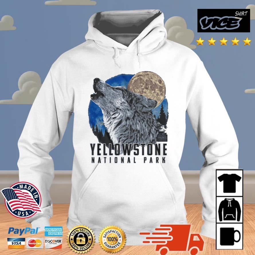 Yellowstone National Park Howling Wolf National Parks Conservation Association Shirt Hoodie.jpg