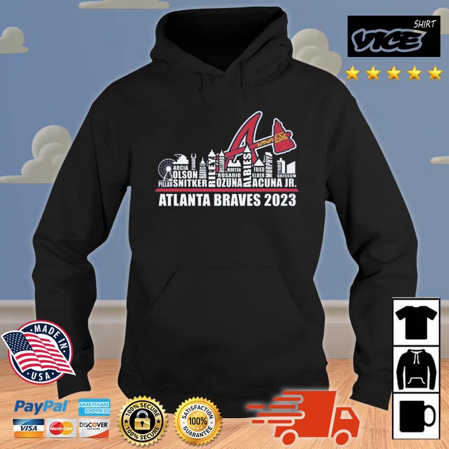 Atlanta Braves 2023 Skylines Shirt Hoodie