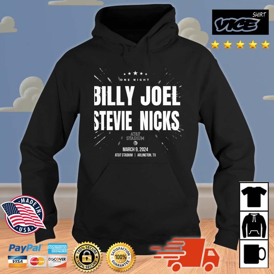 Billy Joel And Stevie Nicks Dallas 2023 Tour AT&T Stadium Concert Shirt Hoodie