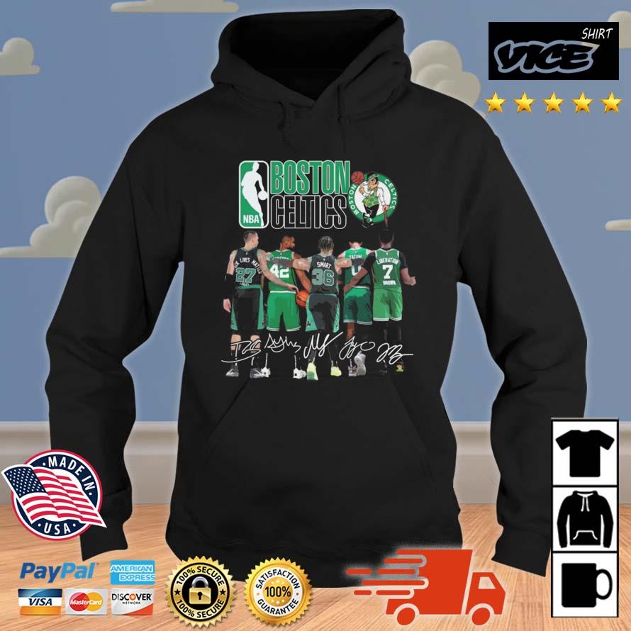 Boston Celtics Members Signatures NBA 2023 Shirt Hoodie