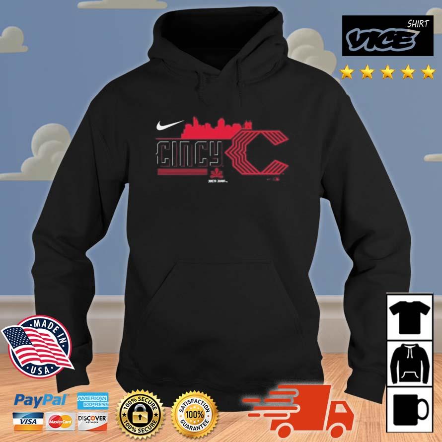 Cincinnati Reds Nike 2023 City Connect Tri-Blend Shirt Hoodie