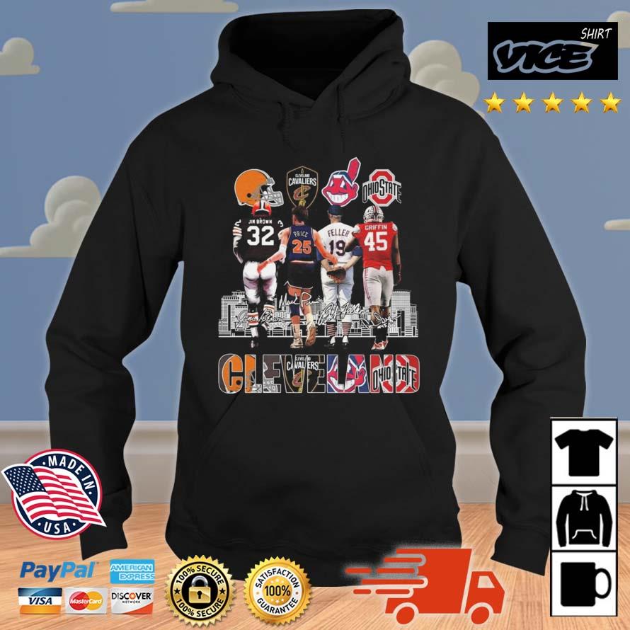 Cleveland Sport Teams Jin Brown Price Feller Griffin Signatures Shirt Hoodie