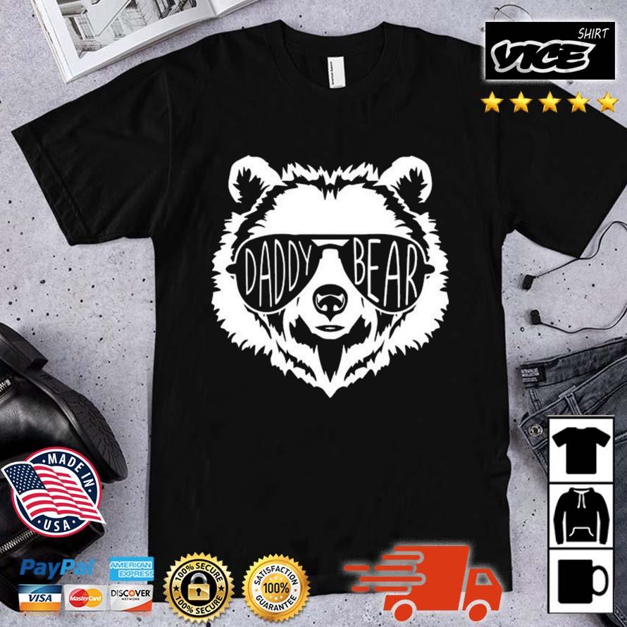 Daddy Bear Face With Sunglasses Cool Shirt
