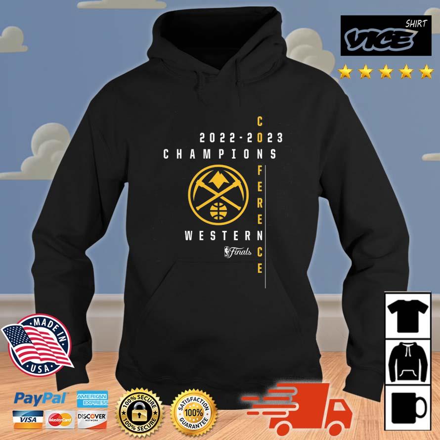Denver Nuggets 2023 Western Conference Champions Crossover Team Roster Shirt Hoodie