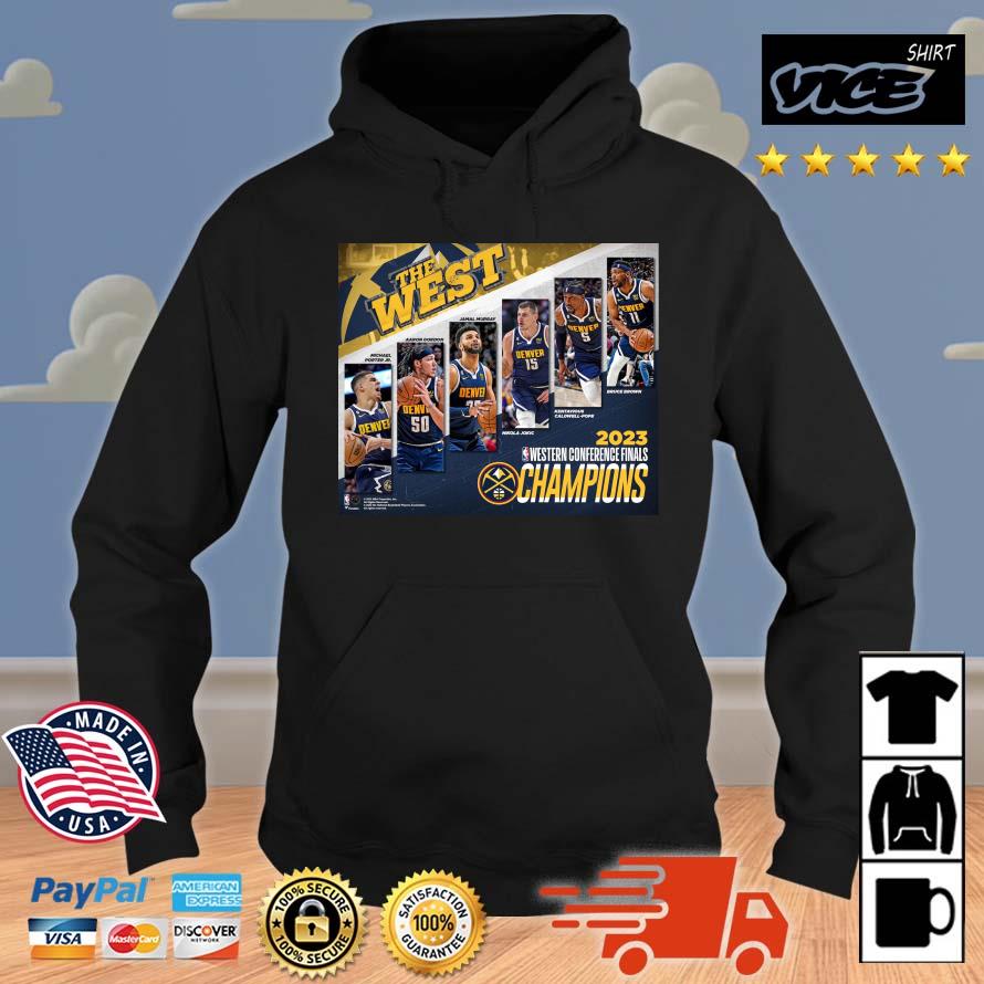 Denver Nuggets Authentic 2023 Western Conference Champions Men's Shirt Hoodie