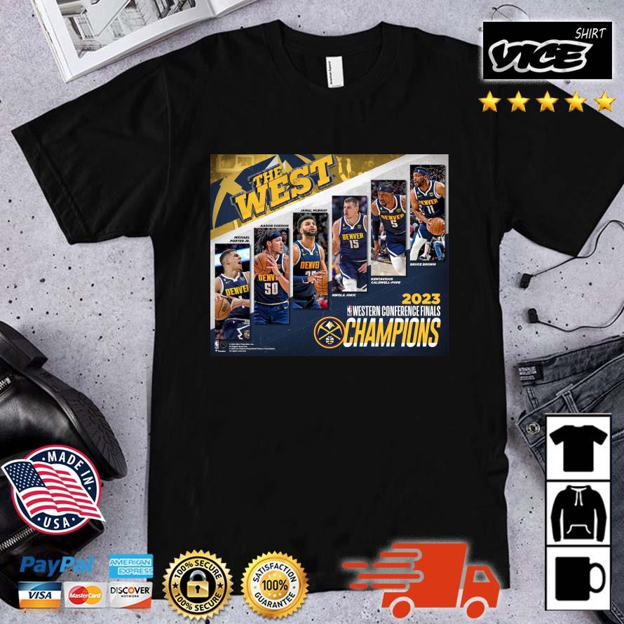 Denver Nuggets Authentic 2023 Western Conference Champions Men's Shirt