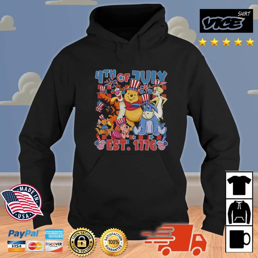 Disney Winnie The Pooh And Friends 4th Of July American Freedom Shirt Hoodie