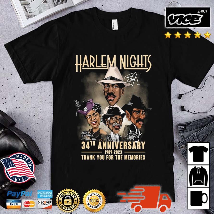 Harlem Nights 34th Anniversary 1989 – 2023 Thank You For The Memories Signatures Shirt
