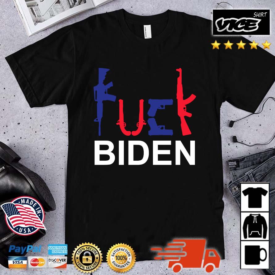 Hot 2023 Gun Fuck Joe Biden Shirt