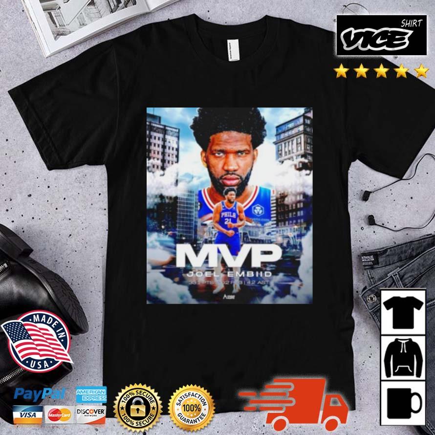 Joel Embiid NBA to have 2 MVP's shirt