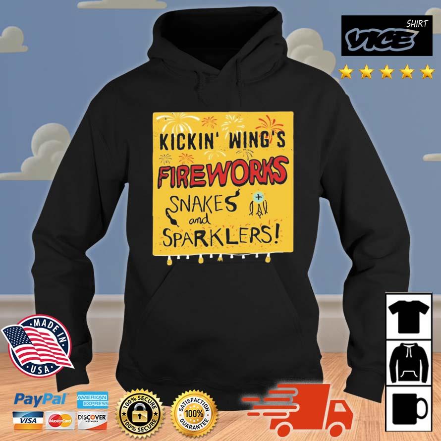 Kickin' Wing's Fireworks Snakes & Sparklers Shirt Hoodie