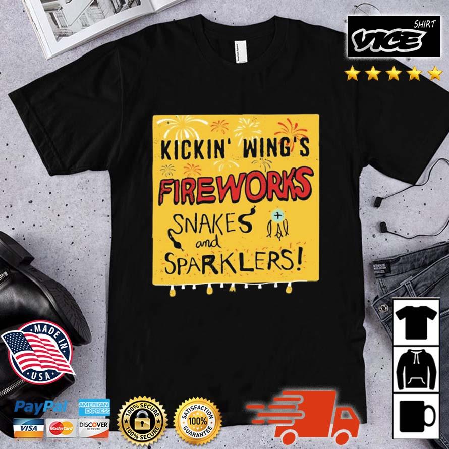 Kickin' Wing's Fireworks Snakes & Sparklers Shirt