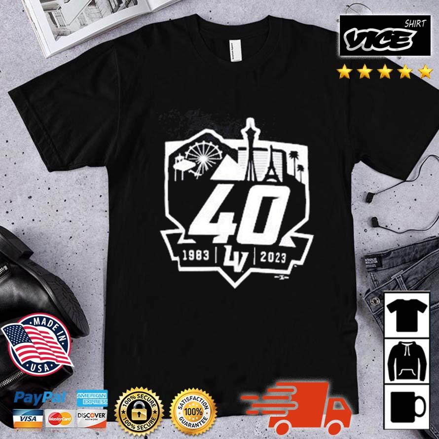 Las Vegas Aviators Champion 40th Anniversary Razorback 1983 2023 Shirt