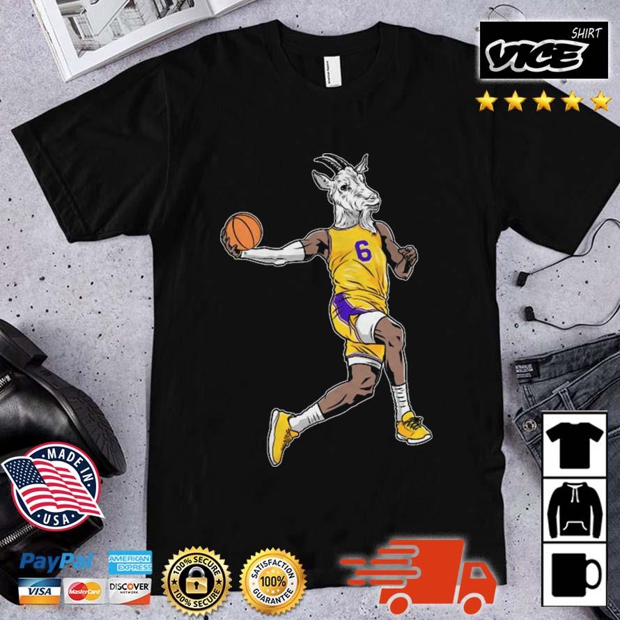 Los Angeles Lakers Lebron James Goat Shot Shirt