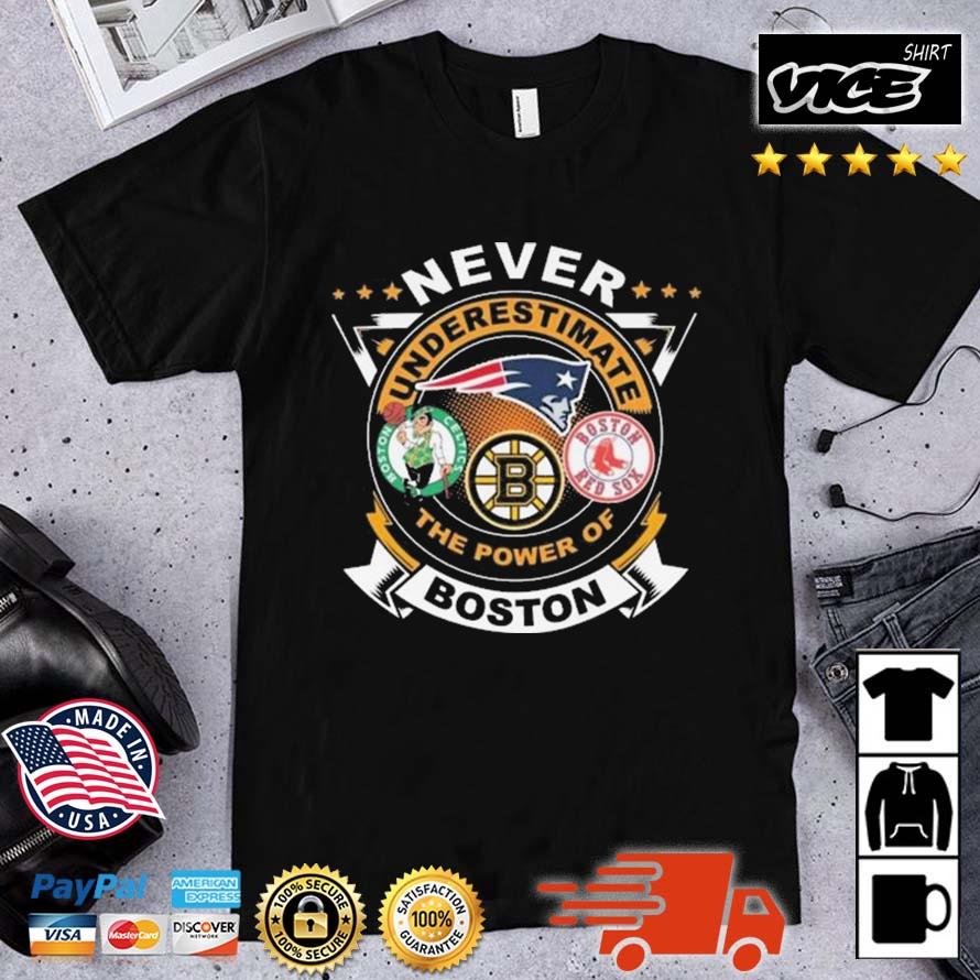 Never Underestimate The Power Of Boston 2023 Shirt
