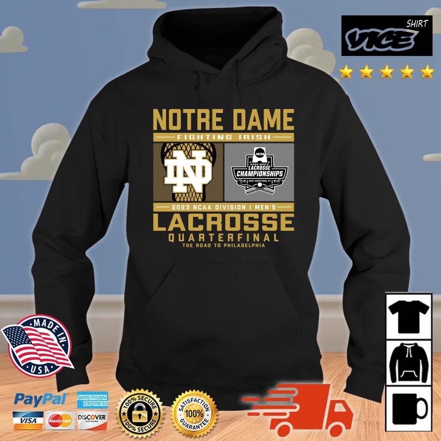 Official Notre Dame Fighting Irish 2023 NCAA Division I Men's Lacrosse Quarterfinal Hoodie