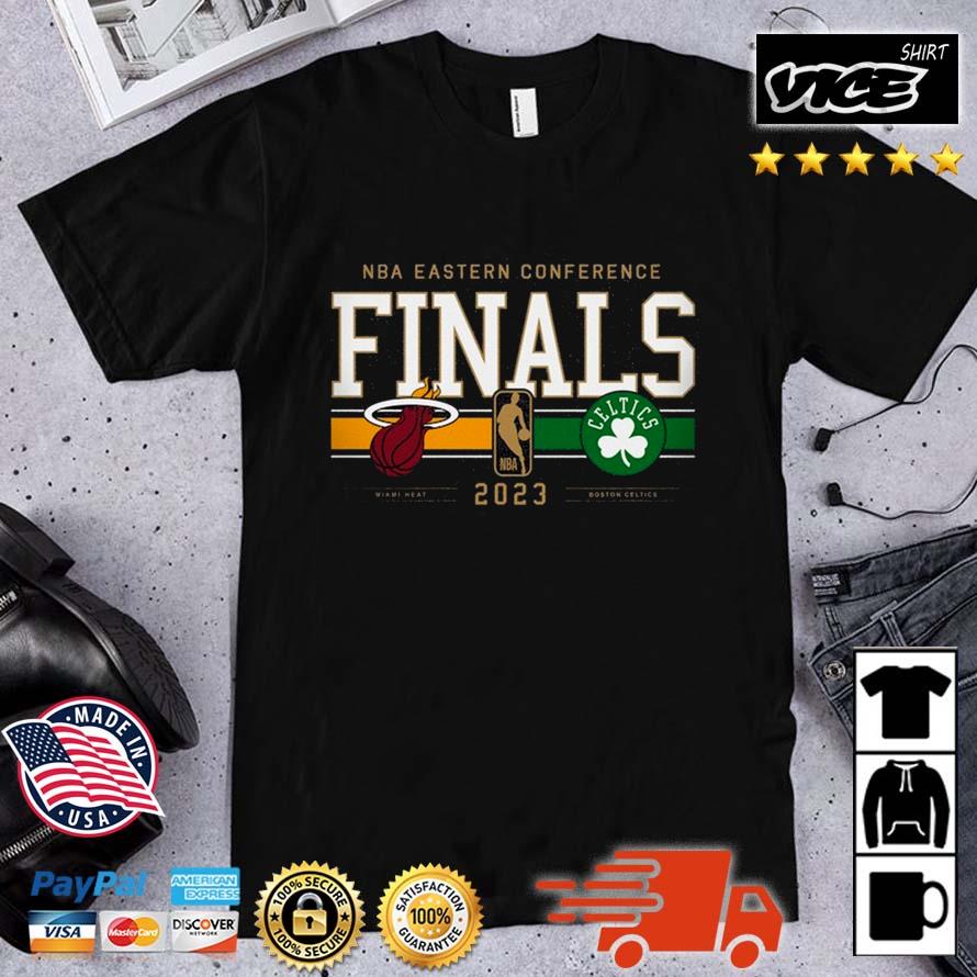 Premium Boston Celtics vs. Miami Heat 2023 NBA Eastern Conference Finals Matchup Tri-Blend Shirt