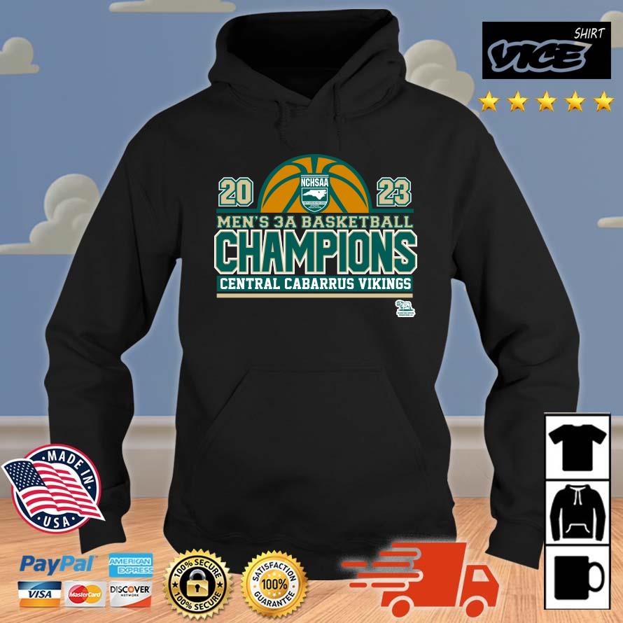 Premium Central Cabarrus Vikings 2023 Men's 3a Basketball Champions Hoodie